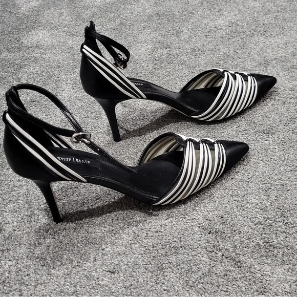 White House Black Market Shoes - White House Black market ankle strap heels